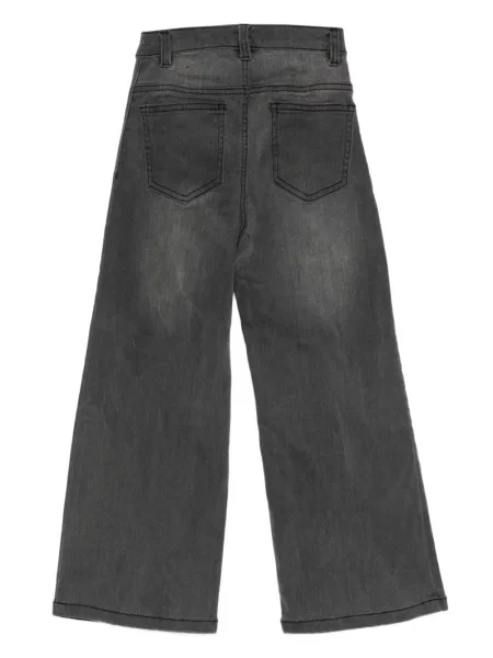Jeansy dziecięce Twinset czarne