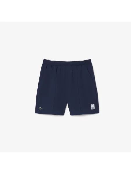 Lacoste Szorty Tenisowe Heritage Ultra Dry Stretch niebieski