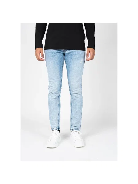 Zkrácené kalhoty Pepe Jeans modré