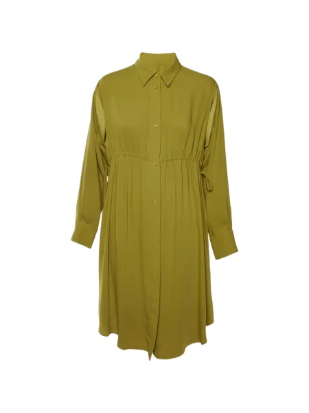 Lung rochie tip cămașă Mm6 Maison Margiela verde