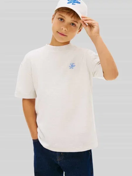Męski t-shirt o kroju regular fit z czystej bawełny Tommy Hilfiger Teens