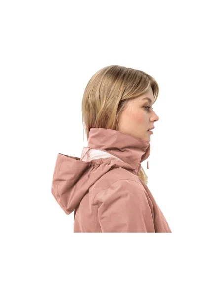 Geacă Jack Wolfskin roz