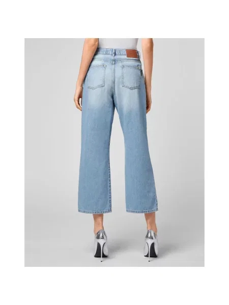 Spodnie Philipp Plein niebieskie