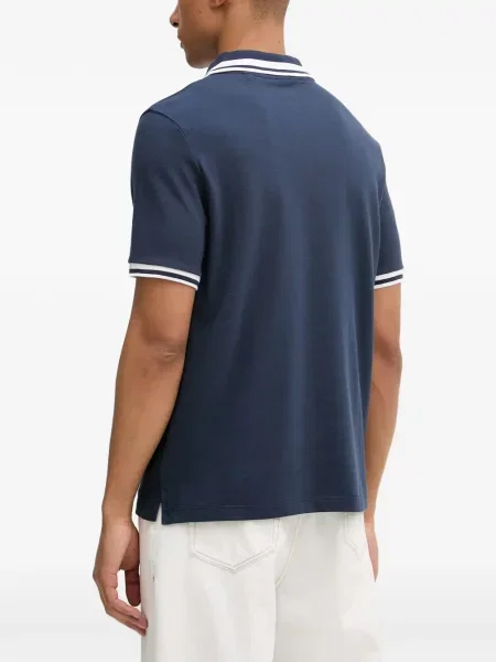 Tricou polo Guess albastru
