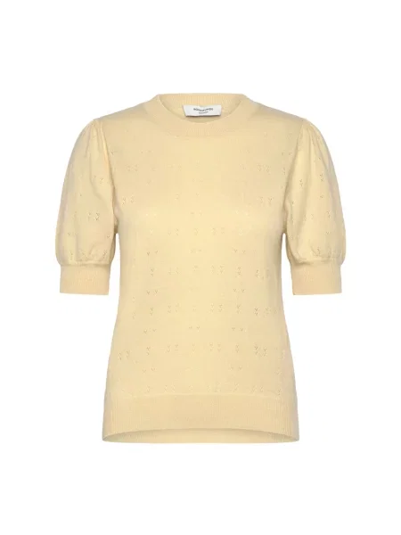 Dzianinowy sweter Rosemunde żółty