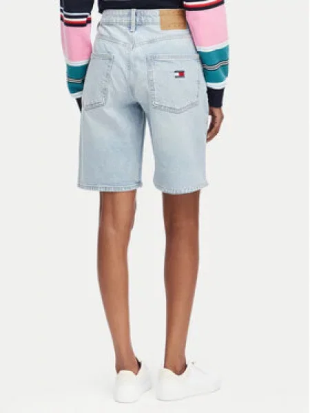 Tommy Jeans Bermudų šortai Šviesiai mėlyna
