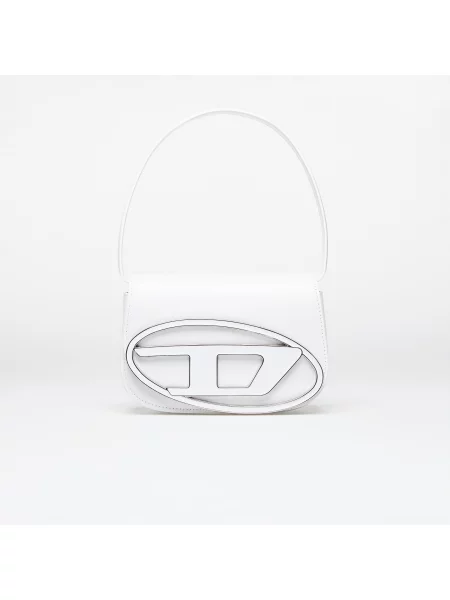 Mała mały torebka skórzana Diesel skórzana biała