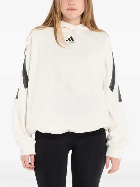 Cropp tricou Adidas din dantelă cu imagine negru