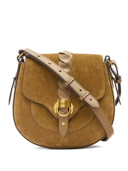 Geanta de piele Isabel Marant din piele maro