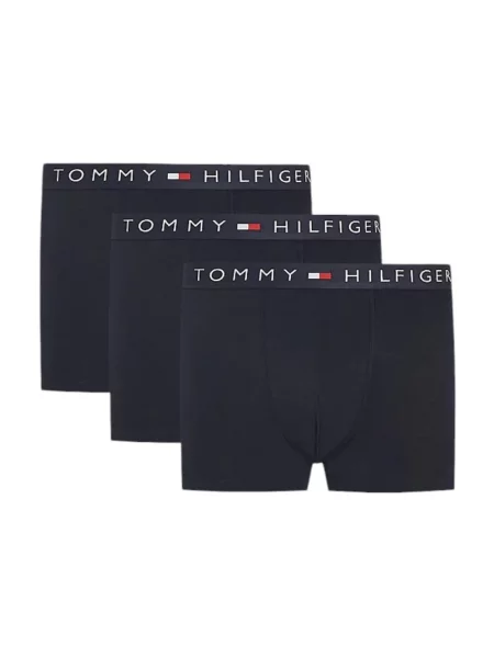 Bokserki Tommy Hilfiger Trunk 3 pary des sky/des sky/des sky szare