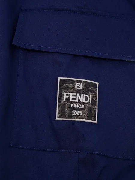 Pantaloni copii Fendi albastru
