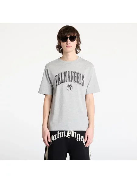 Меланж тениска Palm Angels сиво