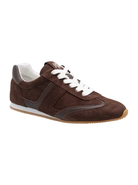 Sneakersy LAUREN RALPH LAUREN brązowe