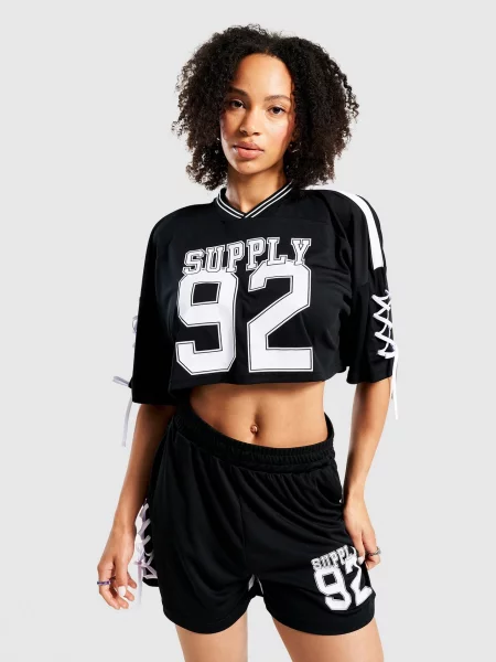 Supply&demand T-Shirt Boxy Sera czarna