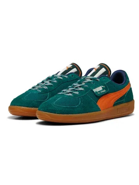 Sneakersy Puma zamszowe zielone