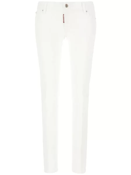 Blugi skinny Dsquared2 alb