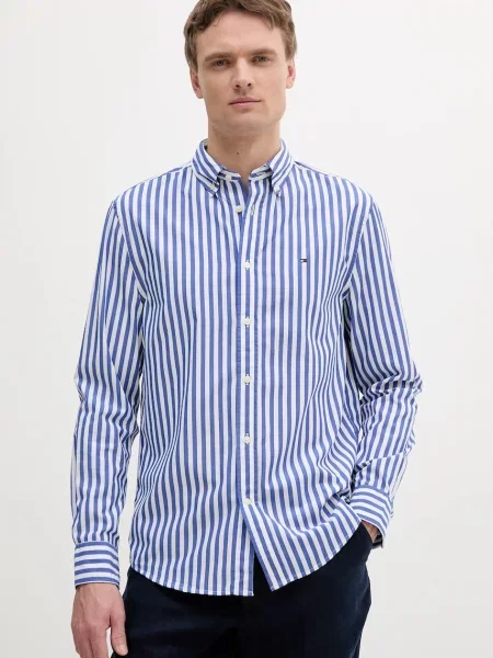 Tommy Hilfiger koszula casual Mężczyźni Regular Fit w M niebieski