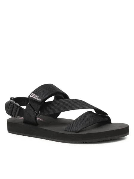 Sandále Jack Wolfskin čierna