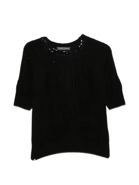 Scurt pulover Ermanno Scervino alb