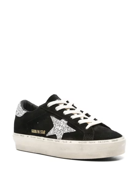Zomšinės sportbačiai Golden Goose Hi Star juoda