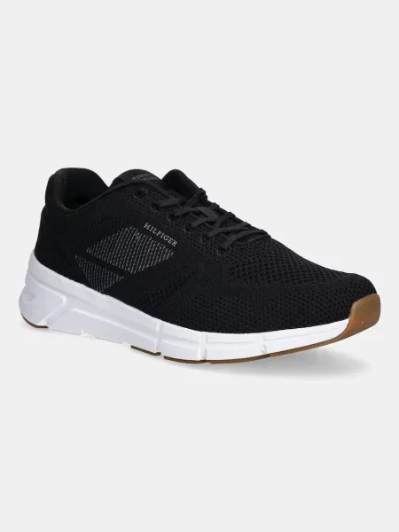 Tenisky Tommy Hilfiger MODERN COMFORT RUN KNIT černá