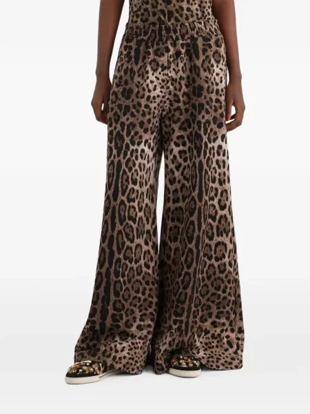 Pantaloni Dolce & Gabbana din fleece cu imagine