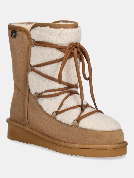 Замшевые сапоги Answear.lab коричневые