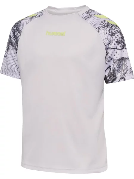 Hummel Koszulka treningowa krótki rękaw PRO z z recyklingu – NIMBUS szara