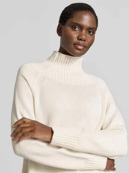 Sweter z dzianiny z czystego lnu Michael Michael Kors beżowy