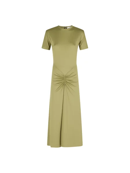 Sukienka koszulowa Victoria Beckham do kolan zielona