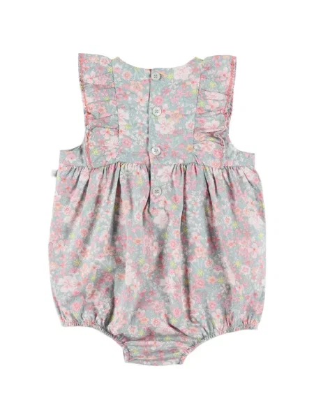 Dětské krátký overal Petit Bateau modrý