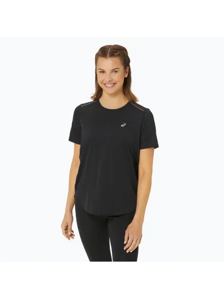 Tricou de alergare pentru femei ASICS Road Top performance black negru