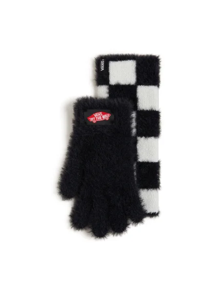 VANS Rokavice Off The Wall rdeča / črna / off-bela bela