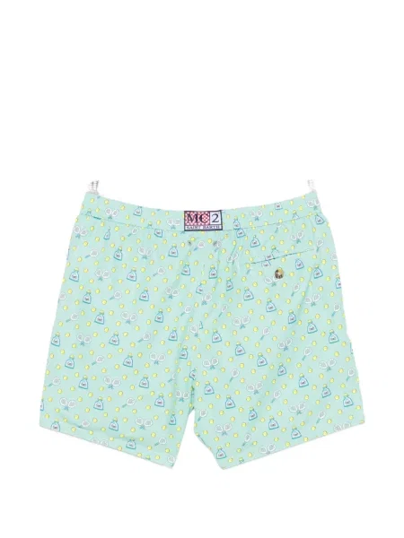 Slip de baie Mc2 Saint Barth cu imagine verde