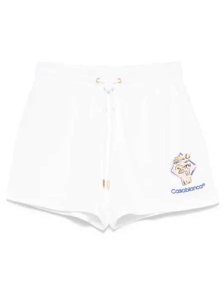 Pantaloni scurți Casablanca alb