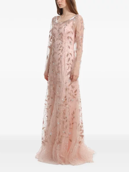 Rochie maxi Dina Melwani roz