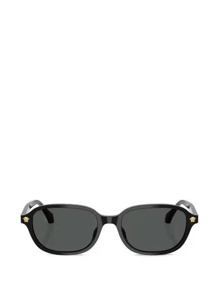 Ochelari de soare dreptunghiulari Versace Eyewear negru