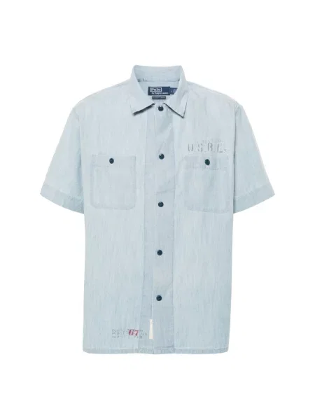 Koszula Polo Ralph Lauren casual niebieska