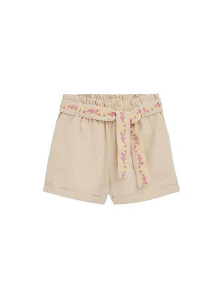WE Fashion Pantaloni / galben deschis / roz bej