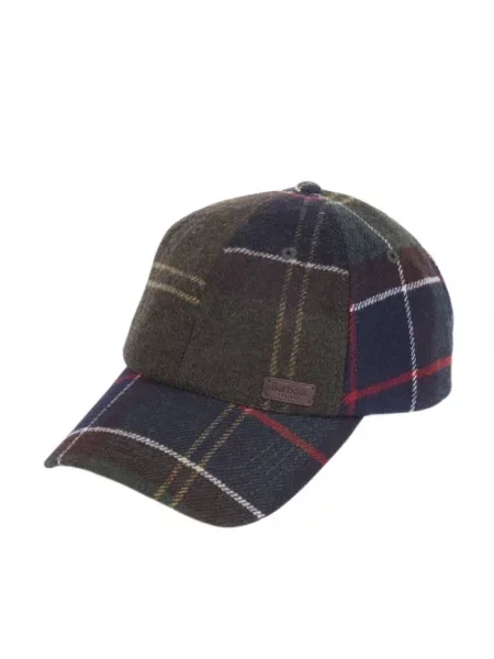 Barbour Czapka z daszkiem GALINGALE ciemny zielony