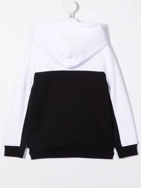 Dětska mikina s kapucí Calvin Klein černá