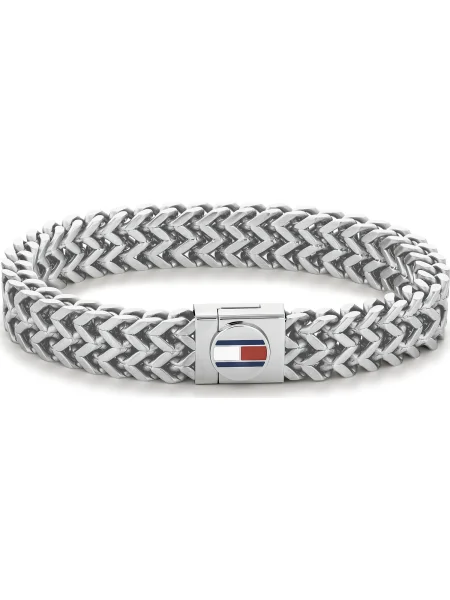 TOMMY HILFIGER Zapestnica CASUAL' srebrna
