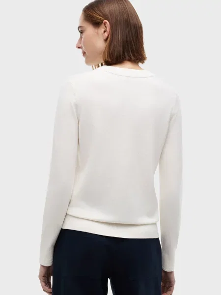 Свитер Tommy Hilfiger из джерси белый