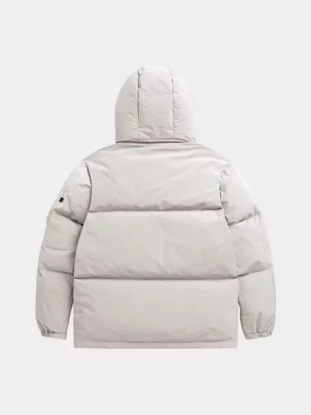 Пуховик Alpha Industries сірий