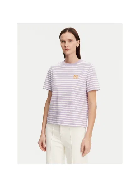 Marc O'Polo Denim Majica Relaxed Fit vijolična