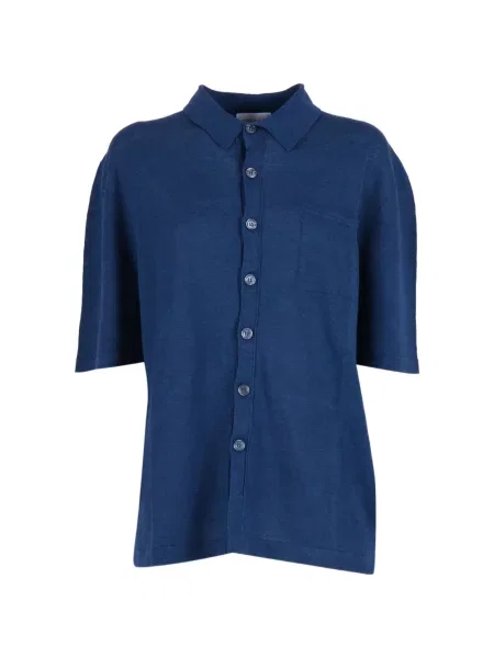 Cardigan Settefili Cashmere din cașmir albastru