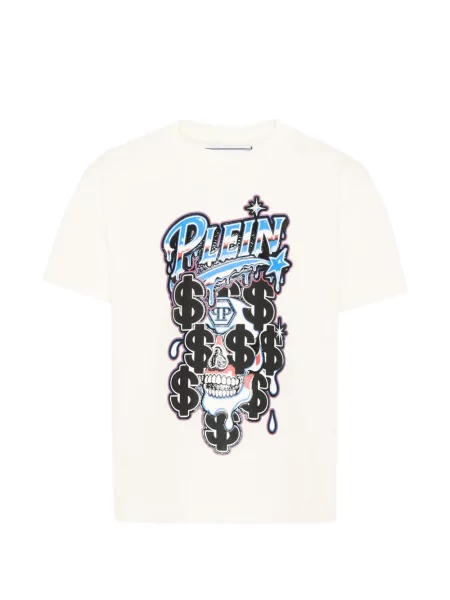 Koszulka dziecięca Philipp Plein biała