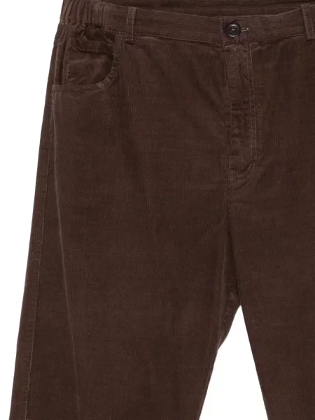 Pantaloni Private 0204 de catifea cord maro
