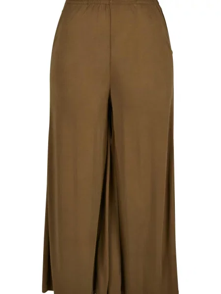 Urban Classics Kalhoty khaki hnědé