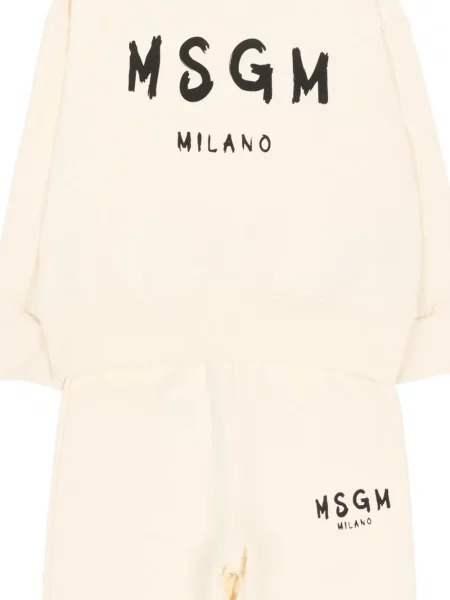 Spodnie dziecięce Msgm białe